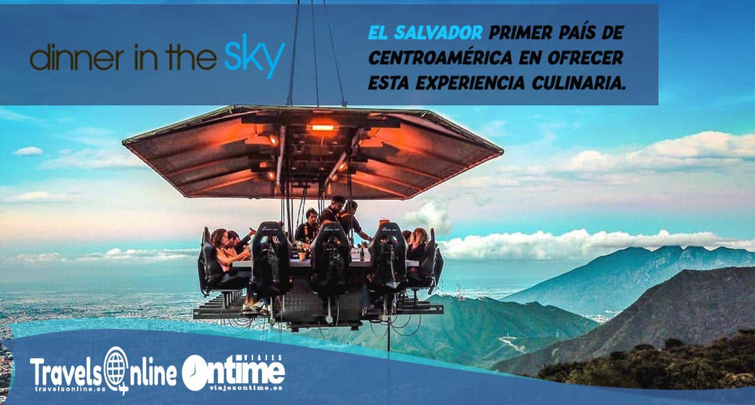 El Salvador ofrece servicio de Dinner in the Sky