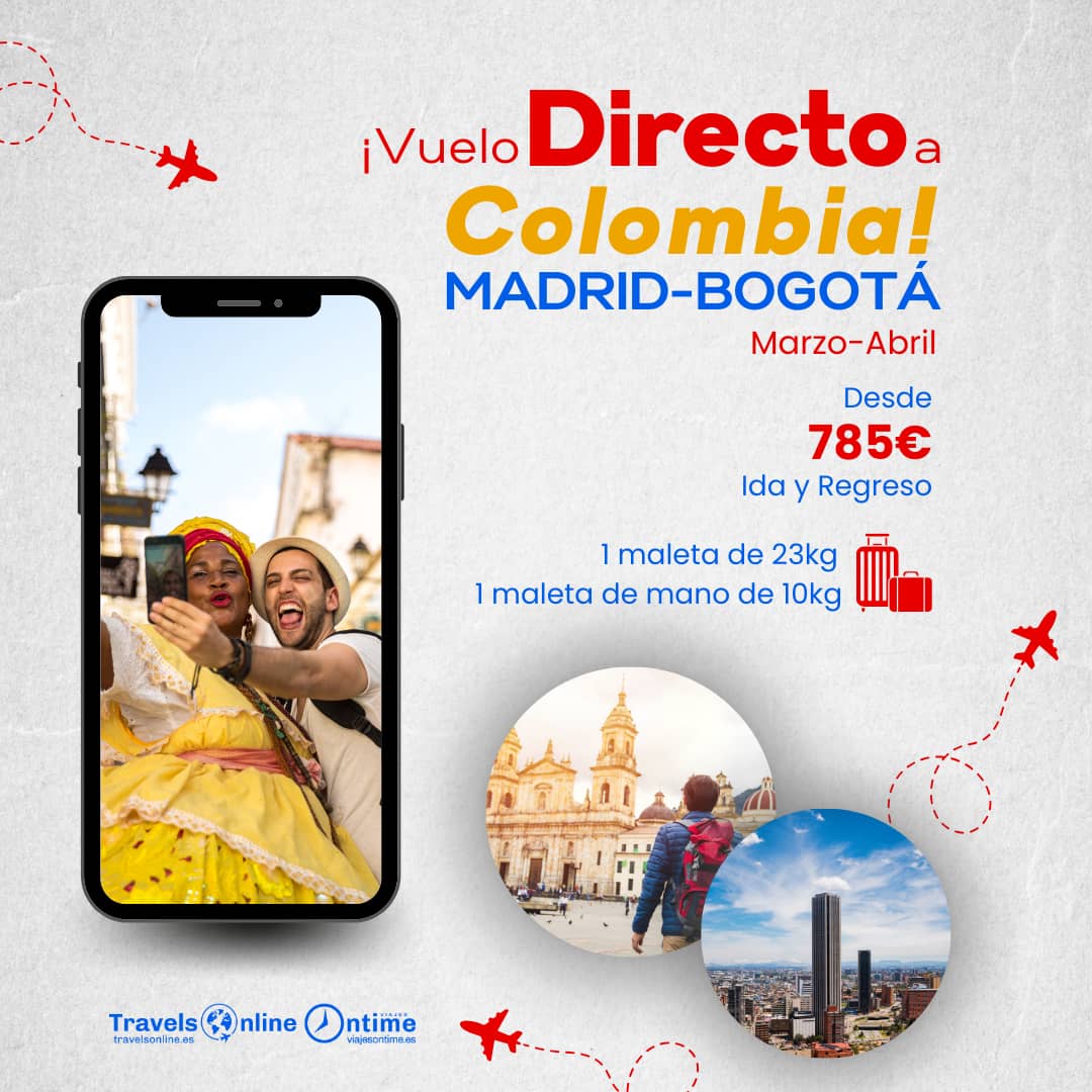 Oferta Madrid - Bogota Colombia