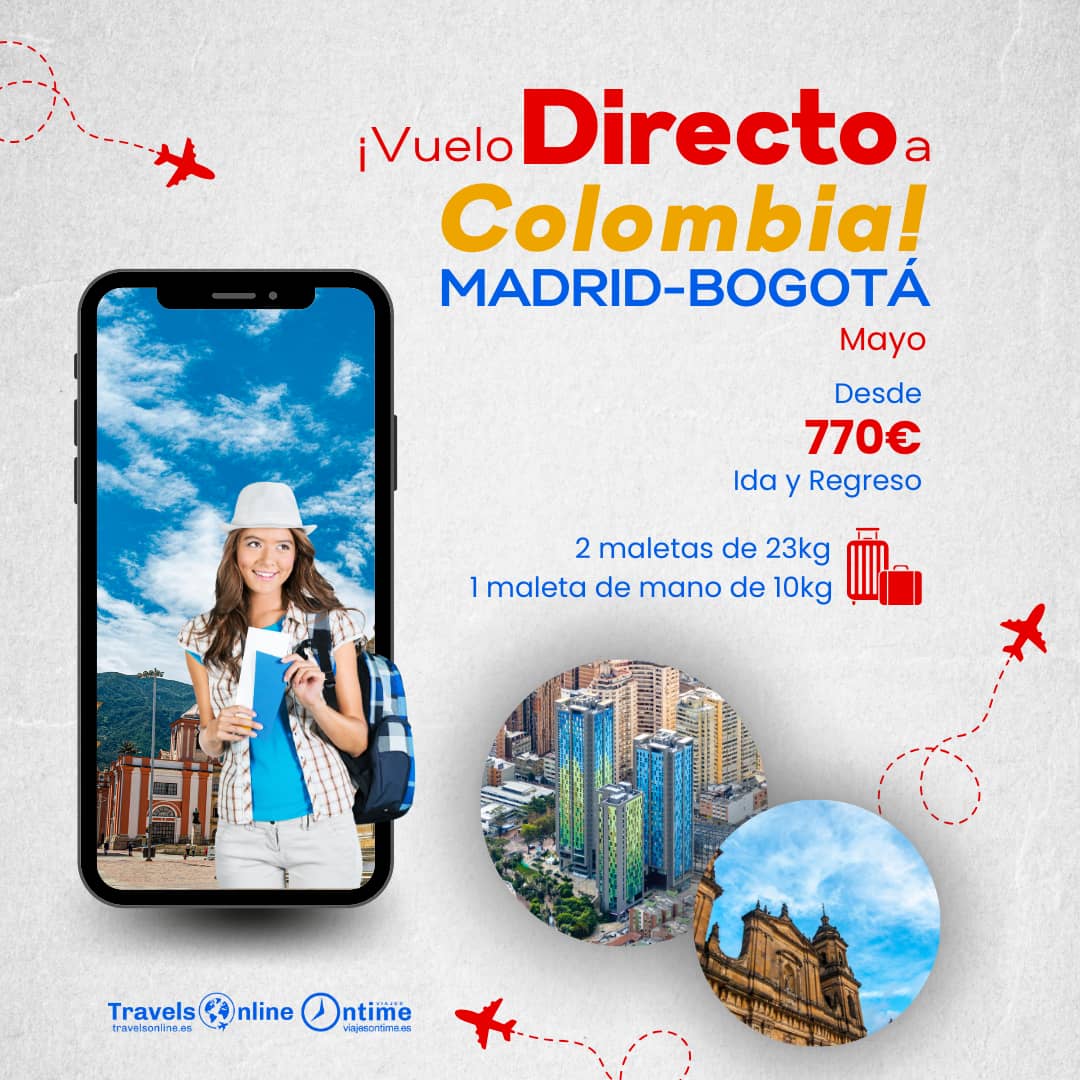 Oferta Madrid Bogota Colombia