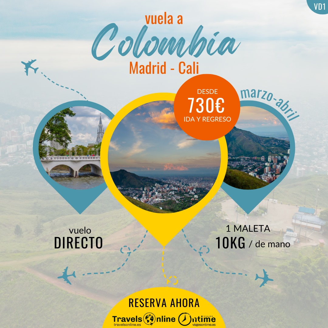 Oferta Madrid Colombia-Cali